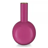 Pip Studio Dekovase Vase Metall Bright Pink 15x26cm