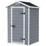 KETER Manor Gerätehaus 4 x 3 1,28 x 0,94 m grau/weiß