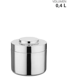 Weis Vorratsdose Edelstahl silber 21 x 10,5 x 10,5 cm 400 ml