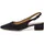 TAMARIS Damen Sling Pump mit Blockabsatz Leder, blau, 37 EU