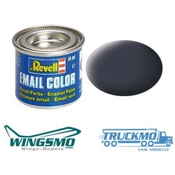 Revell Modellbau Farbe Email Color Panzergrau matt 14ml RAL 7024 32178