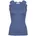 Spitzentop mit Seide mit blau XL 44
