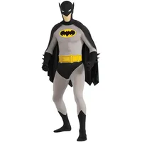 Rubie's 2nd Skin Herren Kostüm Batman Ganzkörper Stretch Overall Größe S