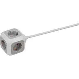 Brennenstuhl ALEA-Power Cube Schuko, 4-fach, 1.4m, weiß