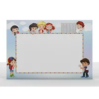 DIN A2 Schreibtischunterlage für Schulkinder aus Papier | 25 Blatt | Notiz Unterlage | mit extra Stundenplan-Blatt