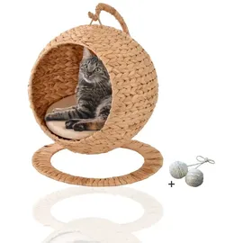 Rohrschneider runder Hängesessel für Katzen | Katzen Hängematte als Katzenbett | besonderes Katzenbett hoch | Katzenkorb modern| It-Piece Cat | Katzensofa hängend | stylische Katzenhöhle | Katzennest
