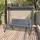 Outsunny Hollywoodschaukel Grau/Schwarz 3-Sitzer
