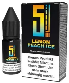 Lemon Peach Ice NicSalt Liquid by 5EL VoVan 10ml / 20mg