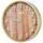 Peweta Funk-Wanduhr Wood 30,0 cm 210 braun