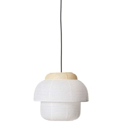 Made by hand - Papier Double Pendelleuchte Ø40 Soft Yellow - cm