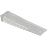 Gedotec Türstopper Keil - Transparent | 1 Stück Robuster und langlebiger Keil aus Kunststoff | Tür Feststeller | Türstopper groß für alle Türen | Fensterstopper Gummikeil Stopper