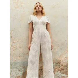 Apricot Jumpsuit figurbetont Weiß L