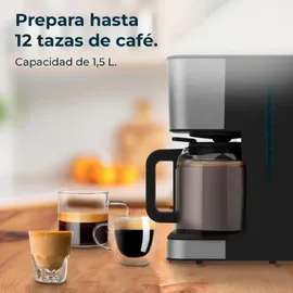 Cecotec Coffee 66 Drop & Thermo schwarz