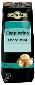 Cappuccino-Getränkepulver auf Kakaobasis mit Minzgeschmack Caprimo Cappuccino Choco Mint, 1 kg