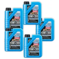 5x 1L LIQUI MOLY 1136 Motoröl Longtime High Tech 5W-30 Motorenöl Öl Synthetisch