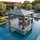 Jet-Line Gartenpavillon 3 x 4,2 m Anthrazit-Braun