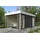 Nordic Holz Bahamas 2 3,80 x 5,60 m lasiert mit Seitenwand