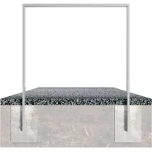 Schake Anlehnbügel Stahlrohr 80 x 20 mm
