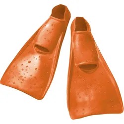 Schwimmflossen Entenschuhe Größe 22–24, Orange Schwimmen Unisex Orange orange sans taille