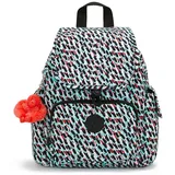 Kipling City Pack Mini Kleiner Rucksack, Abstract Print (Weiß)