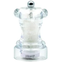 Bisetti Salzmühle 10 cm Transparent unbefüllt