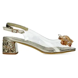 LAURA VITA Damen Sandalen #SeoVarYear# für Damen, gold, | Gr.: 37