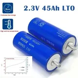 LTO 66160 Lithium-Titanat Akkuzellen - 2,3V 45Ah Hochstrom 10C - Set mit 4 Stück - Für 12V 24V 48V Batteriepack, Solar, E-Boot, Auto