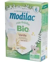 Modilac Céréales Vanille bio Aliment 250 g