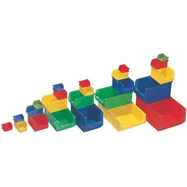 PROMAT Sichtlagerkasten L350/300xB210xH200mm PE rot PROMAT