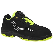ELTEN AMBITION BOA Low ESD S2, Stahlkappe, leicht, sportlich, Schwarz/Gelb, Größe: 45