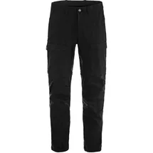 Fjällräven Abisko Hybrid Trail Zip-off Hosen Schwarz 54