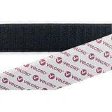 VELCRO® E08802533011425 Klettband zum Aufkleben Haftteil (L x B) 25000 mm x 25 mm Schwarz 25 m