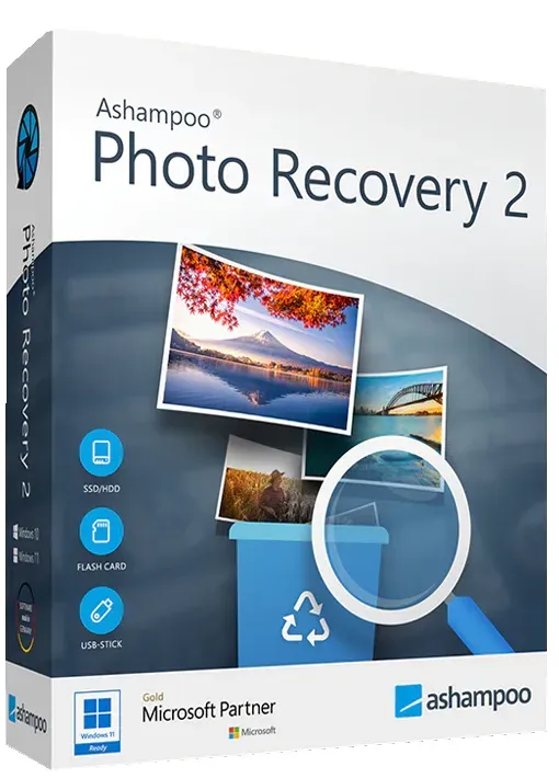 Ashampoo Photo Recovery 2 – Lebenslang | 2 Geräte