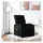 vidaXL Massagesessel verstellbare Rückenlehne Polyester 92 x 99,5 x 92 cm Schwarz mit Fernbedienung