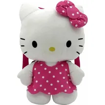 CYP BRANDS - Hello Kitty Różowy Plecak Pluszowy 35cm dla Dzieci i Fanów - Weiß