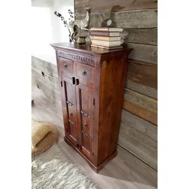 MASSIVMOEBEL24.DE Raumteiler 72 x 38 x 132 cm Braun