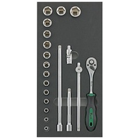 Fortis Werkzeugmodul 1/3 Steckschlüssel 3/8"
