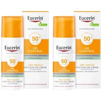 Eucerin Oil Control Face Sun Gel-Creme LSF 50+ 2 x 50 ml