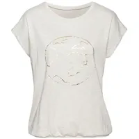 VIVANCE Rundhalsshirt Damen beige Gr.40/42