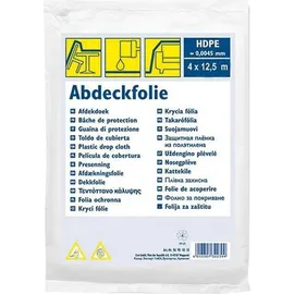 Ciret Abdeckplane HDPE transparent 50 qm = 4 x 12,5 m