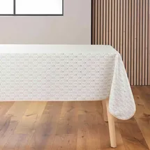 Douceur d'intérieur Rechteckige Tischdecke, mit Glänzendem Muster, 145 x 240 cm),