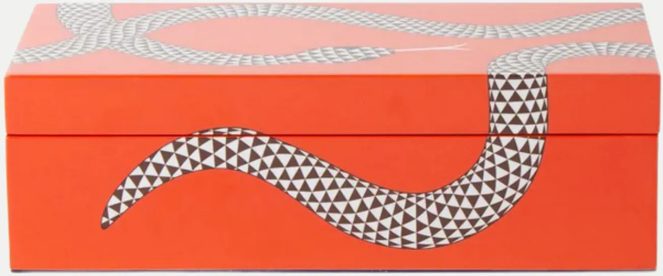 Lackdose EDEN 20,3 x 10,1 x 6,3 cm Orange S