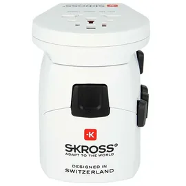 SKROSS Reiseadapter Weiß