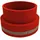 zaun|zu® Sichtschutzstreifen 255 x 19 cm Rot Kunststoff 2 St.