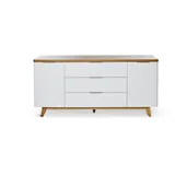 Jahnke Libre 160 x 77,4 x 39 cm Braun / Weiß