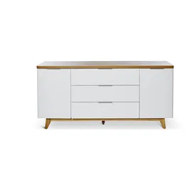 Jahnke Libre 160 x 77,4 x 39 cm Braun / Weiß