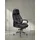 KADIMA DESIGN Chefsessel Echtleder Schwarz