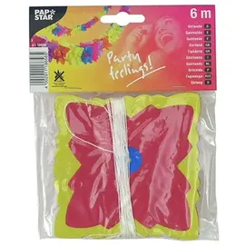 Papstar Girlande Papier 6 m mehrfarbig