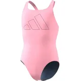 Adidas Performance BIG Bars Swimsuit Mädchen rosa - 128
