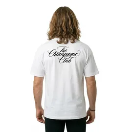 miss tee The Champagne Club T-Shirt weiß 4XL